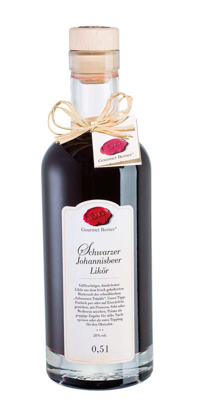 Schwarzer Johannisbeerlikör