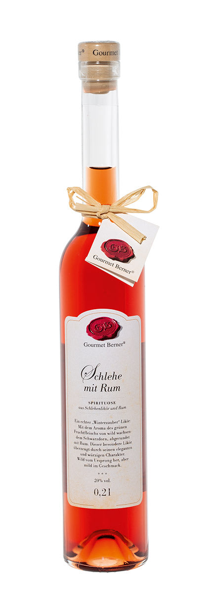 Schlehe mit Rum Likör
