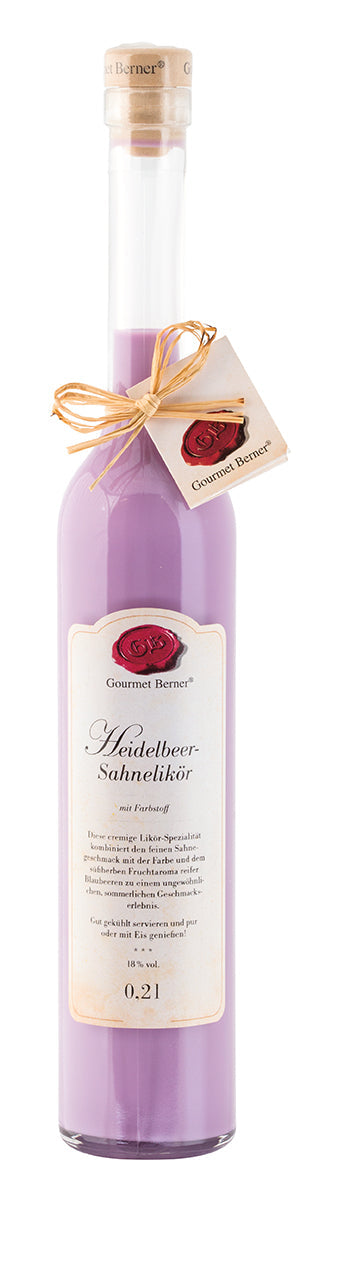 Heidelbeer Sahnelikör