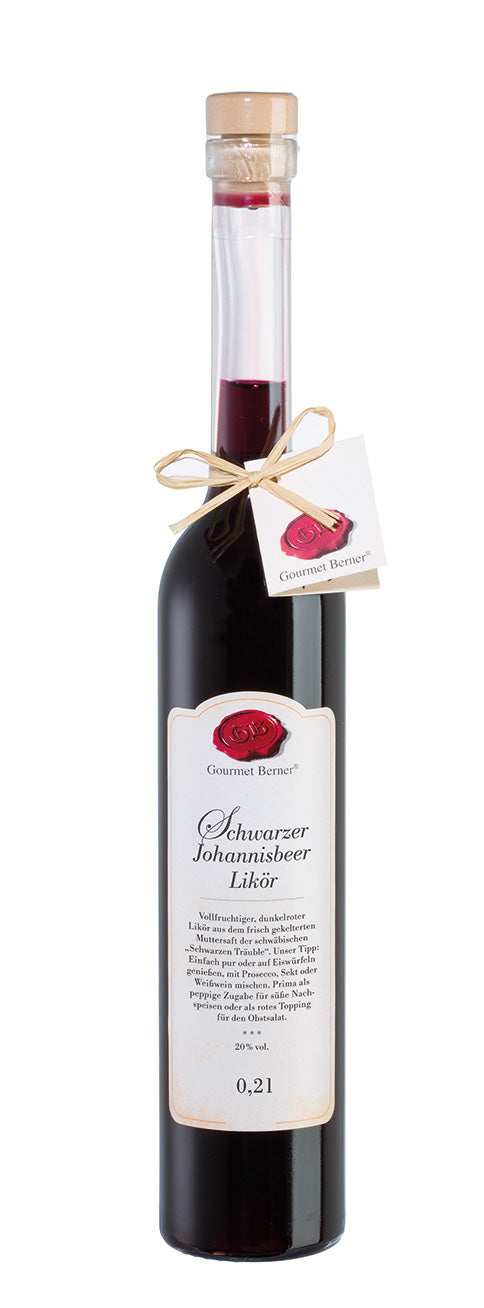 Schwarzer Johannisbeerlikör