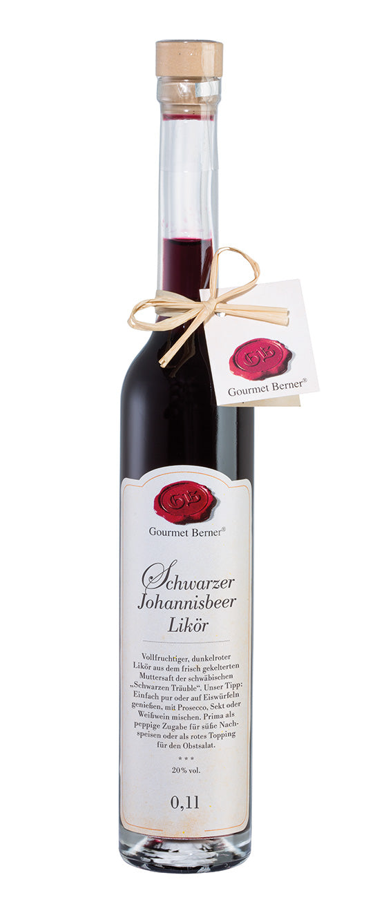 Schwarzer Johannisbeerlikör