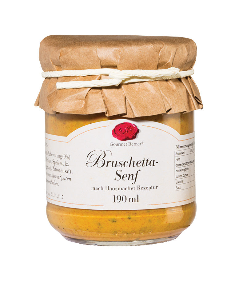 Bruschetta-Senf
