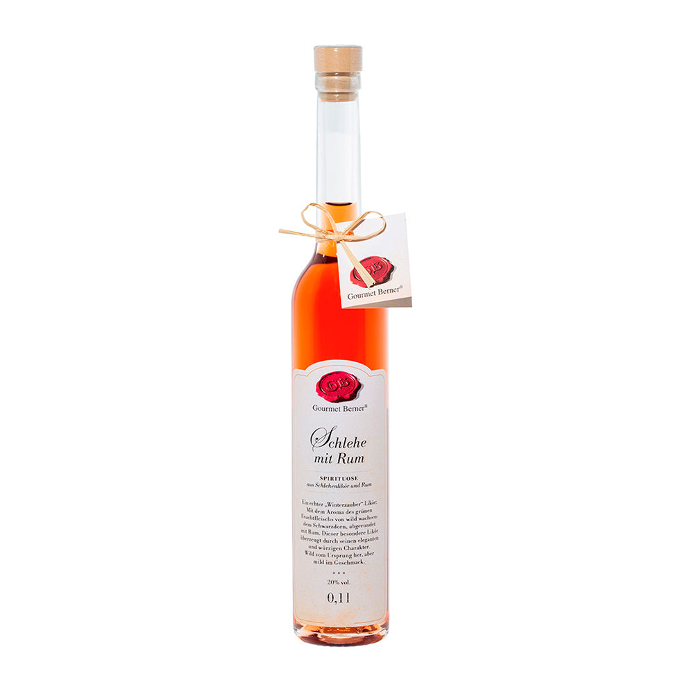 Schlehe mit Rum Likör