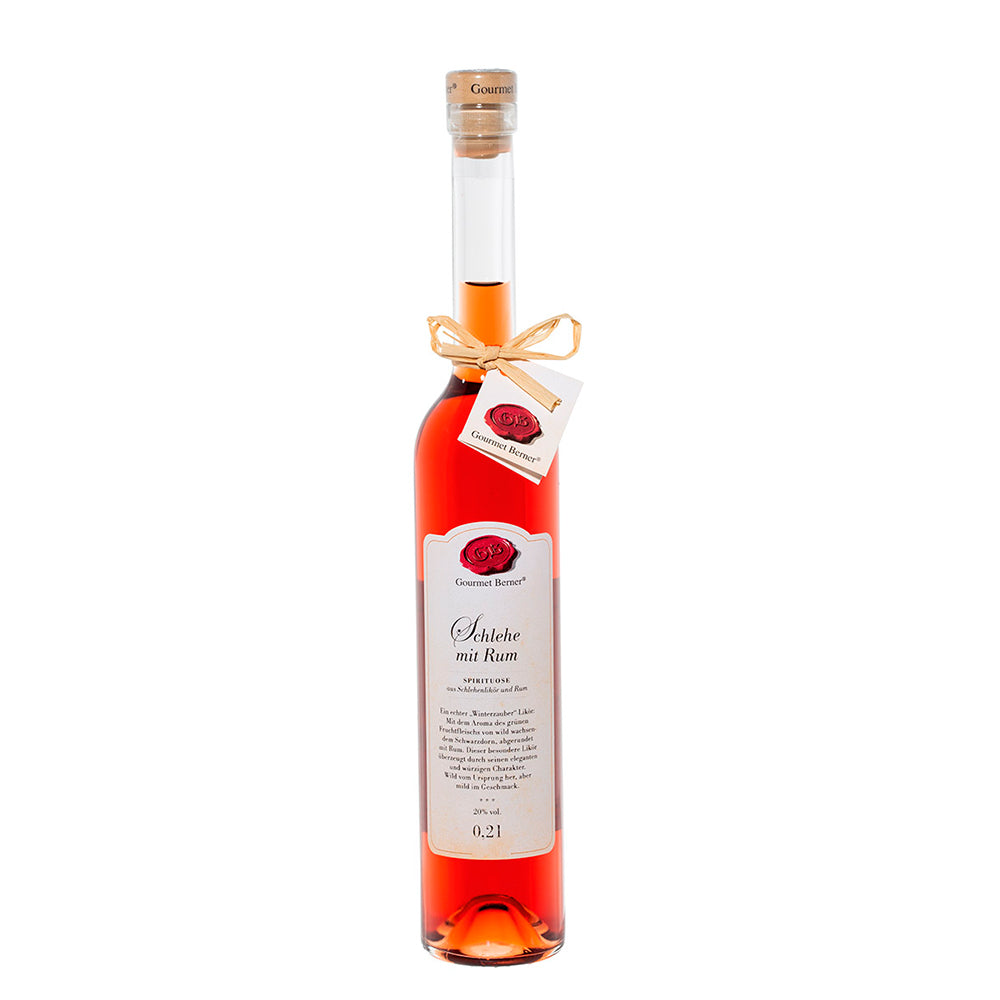 Schlehe mit Rum Likör