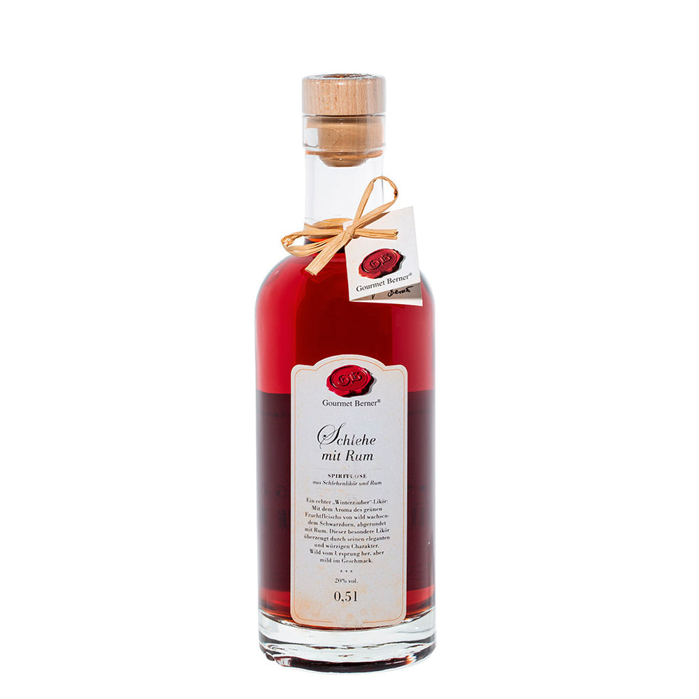 Schlehe mit Rum Likör