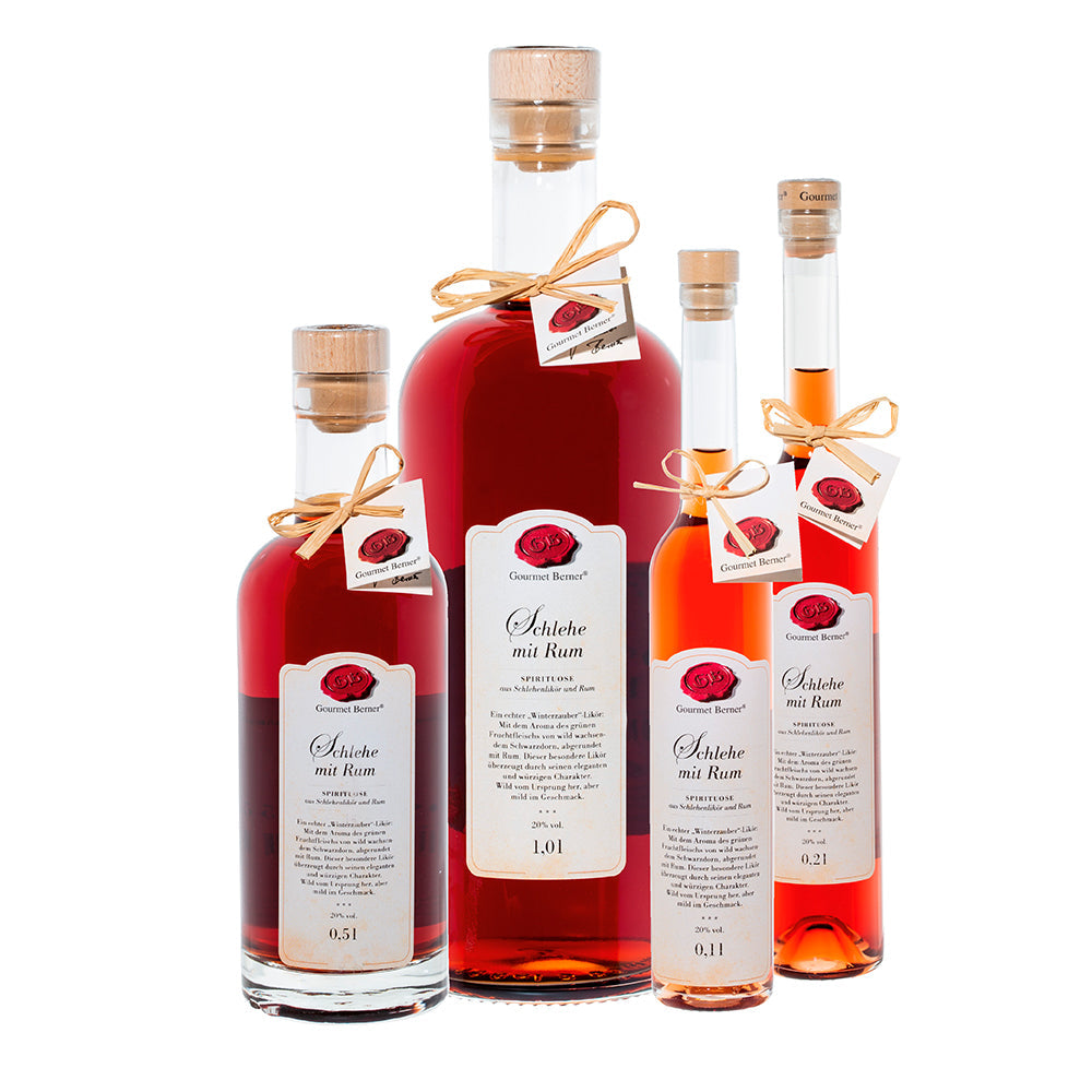 Schlehe mit Rum Likör