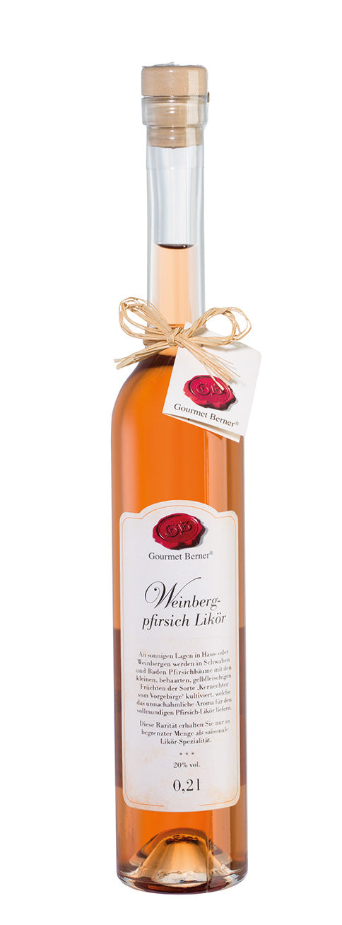 Weinbergpfirsichlikör