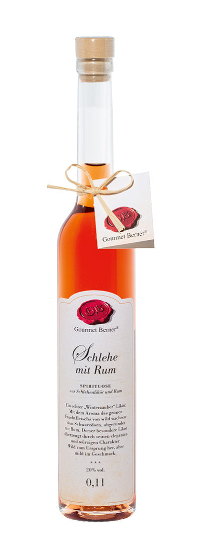 Schlehe mit Rum Likör