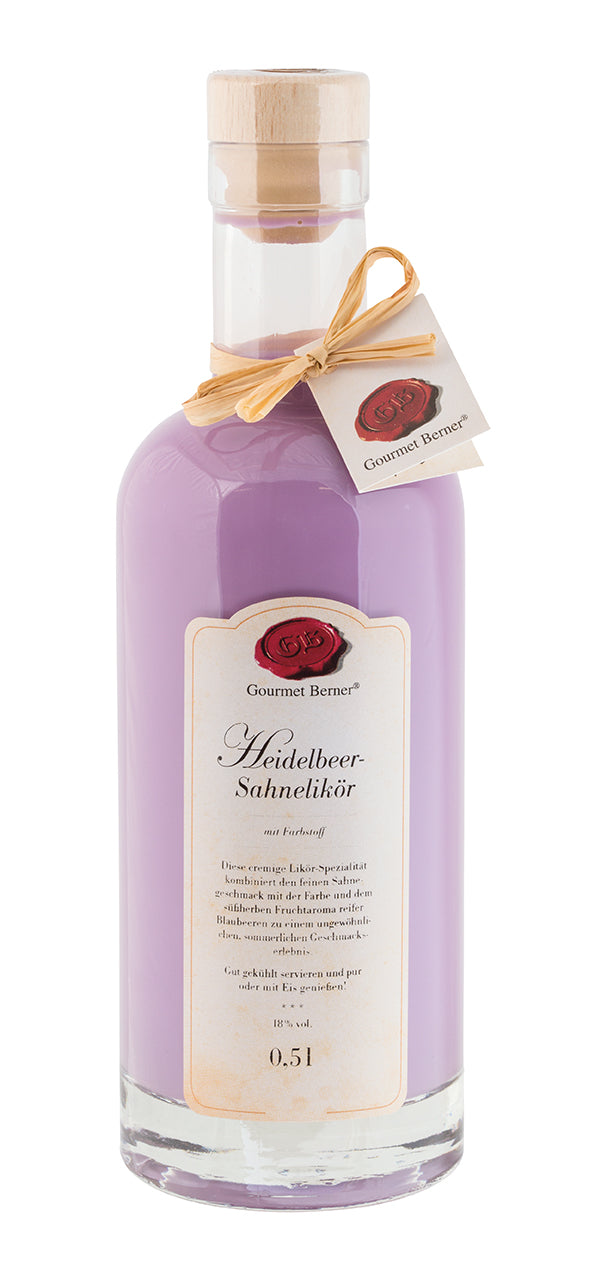 Heidelbeer Sahnelikör