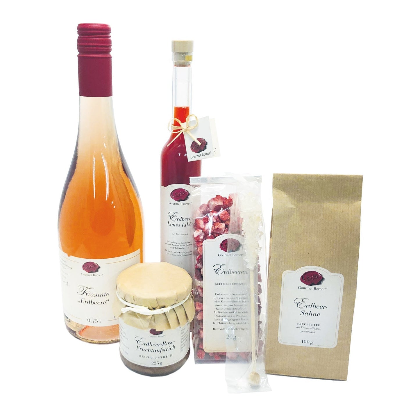 Erdbeergrüßchen Paket