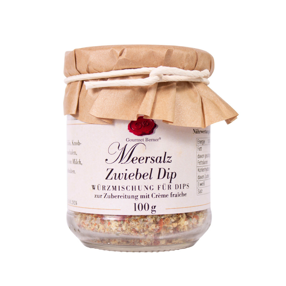 Meersalz-Zwiebel Dip