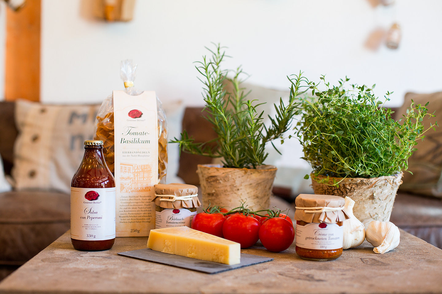 Crème von getrockneten Tomaten