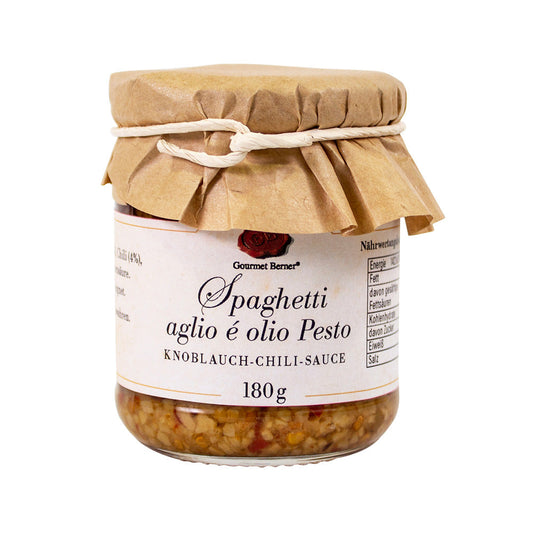 Spaghetti algio é olio Pesto