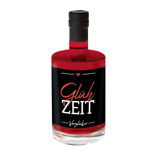Glüh Zeit rot